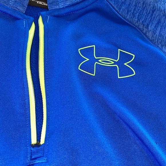 Kids Under Armour Blue Hoodie - Picture 4 of 5